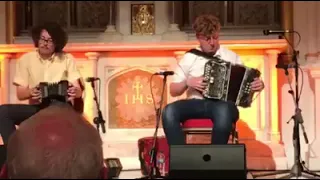 Sárán Mulligan (Concertina)  and John McCann (Accordion)