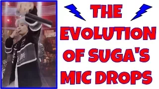 The Evolution of BTS' SUGA'S MIC DROPS: A Compilation