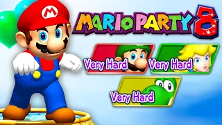 Winning Every 4 Player Minigame vs. the Hardest CPUs... (Mario Party 8)