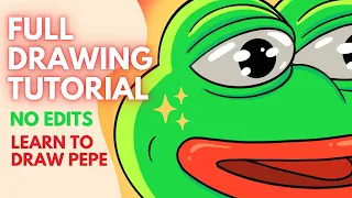 How To Draw Pepe The Frog | Internet's Favorite Meme | Full Digital Art Process By Artma August 2022