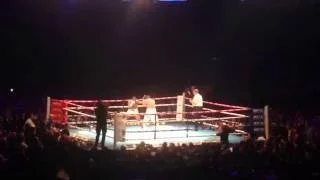 David Haye vs Arnold Gjergjaj The jab knockdown