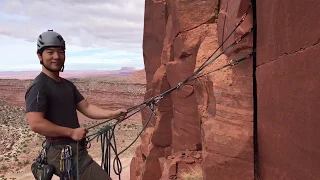 Rock climbing - how to build a fast 3 point anchor