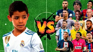 Ronaldo JR 🆚 50 LEGENDS 🔥⚽💪