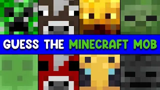 Guess The MINECRAFT Mob | 25 Minecraft Mobs