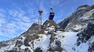 Bergfahrt mit der Tiroler Zugspitzbahn Ende Dezember 2022￼￼