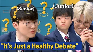 [Knowing Bros] Different ways T1 players feed back to each other🤔 (ENG SUB)