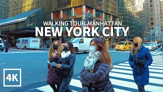 [4K] NEW YORK CITY - Walking Tour Manhattan, 3rd Ave, 42nd Street, Madison Ave, 34th Street, 5th Ave