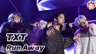 [4K] 211030 K-POP in Suncheon | 투모로우바이투게더 9와 4분의 3 승강장에서 너를 기다려(Run Away) | TXT 직캠 (FanCam)