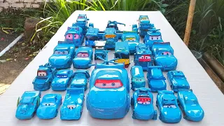 Clean up muddy minicar & Disney pixar car convoys! Play in the garden #3