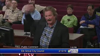 Elk Grove City Council Meeting - Public Comment Against CNU Hospital Project - 2-13-19