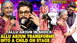 India’s Golden Icon Meets his Teacher after 30 Years😍 Allu Arjun got Surprised🤩