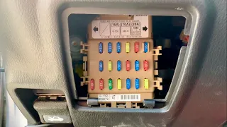 Subaru Impreza Fuse Box Location