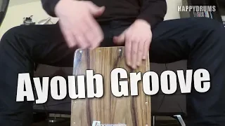 Cajon Ayoub Groove Tutorial - Deutsch