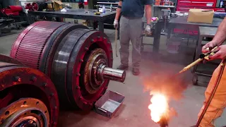 Motor Rebuild Timelapse - Vaughn Electric