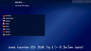 Junior Eurovision 2021 VOTING SIMULATION: YOUR top 8 (+ 10 YouTube Juries)