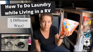 5 Ways to do Laundry While Traveling in a RV - Travel Laundry Hacks