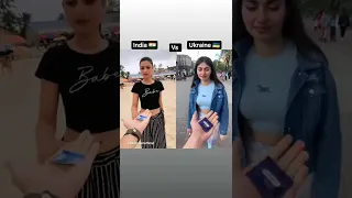 India vs Ukraine girl || giving condom to beautiful girl 🤣 Condom prank #shorts #status #viral