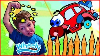 Машинка Вилли Wheely - Мультик-игра для детей про красную машинку 4-2