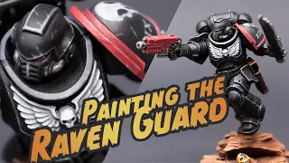 How to paint a Raven Guard Intercessor - Space Marine - Warhammer 40K