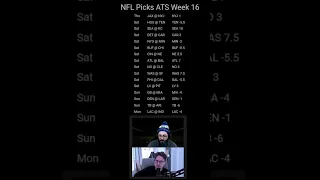 NFL Picks Week 16 2022 ATS