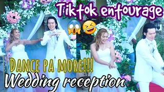 Wedding Reception entrance with Tiktok dance challenge  - KOREANO & FILIPINA WEDDING DAY