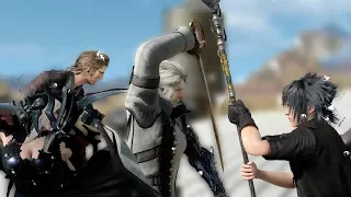 Final Fantasy XV - Ignis, Ravus, Aranea vs. Noctis