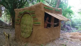 Primitive Tool : Update Mud House ( Build Door and window )