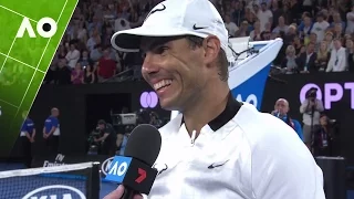 "It's difficult to describe my emotions" - Nadal speaks on court (SF) | Australian Open 2017