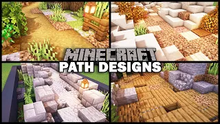 8 Awesome Minecraft Path Designs!