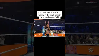First look at the women’s money in the bank cutscene in wwe2k24