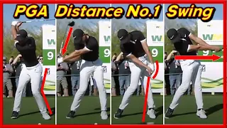 PGA Distance King  "Cameron Champ" Powerful Driver Iron Swing & Slow Motion