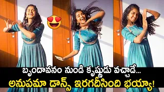 Anupama Parameswaran SUPERB Dance To Brindavanam Song | Rowdy Boys Movie | TheNewsQube.com