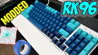 I Upgraded My Royal Kludge RK96 Keyboard With Some MODS - Durock L2, AKKO PBT Keycaps, PCB Tape