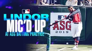 Francisco Lindor Mic'd Up during the 2019 All-Star Game