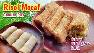 Risoles Mocaf | Cemilan Sehat Cocok buat diet | Diet Snack | no terigu no tepung panir, less oil!