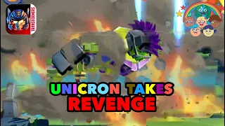 Angry Birds Transformers - UNICORN SANTA Defeats DEVASTATOR 🙀🙀🙀