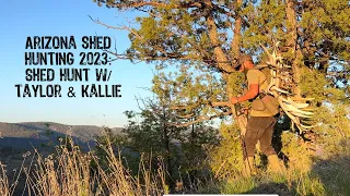 Arizona Shed Hunting 2023: Shed Hunt w/ Taylor & Kallie from Minnesota