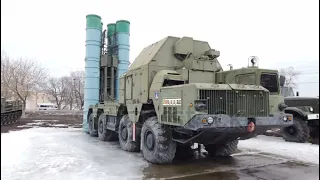 Russia, Engels - march,2021: Russian anti-aircraft missile system C 300