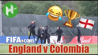 Fun and games in England training as Colombia preparations continue - England v Colombia