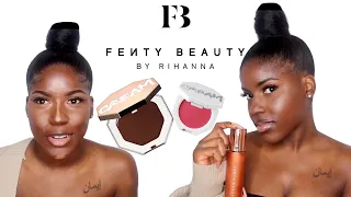 Doing My Makeup For The First Time in 2 MONTHS + FENTY BEAUTY CREAM BRONZER/BLUSH REVIEW