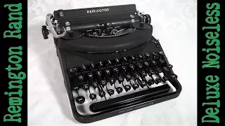 1937 Remington Rand Deluxe Noiseless Typewriter Restoration