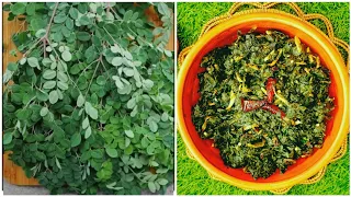 Moringa Leaves Recipe | How To Make Drumstick Leaves | Super Food Moringa Recipe | Sojne Pata Recipe