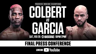 Colbert vs Garcia FINAL PRESS CONFERENCE | PBC on SHOWTIME