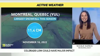 Biggest snowfall of the season on tap for Montreal to end the week