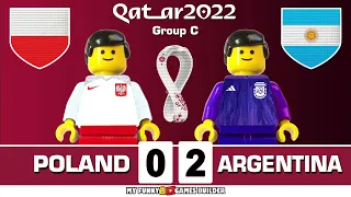 Poland vs Argentina 0-2 • World Cup 2022 Qatar - Group C | All Goals & Highlights Lego Football