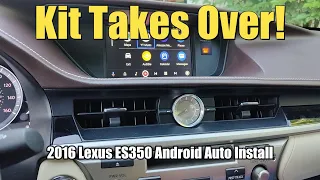 Installing Android Auto and Apple Carplay on a 2016 Lexus ES 350