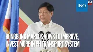 Bongbong Marcos vows to improve, invest more in PH transport system