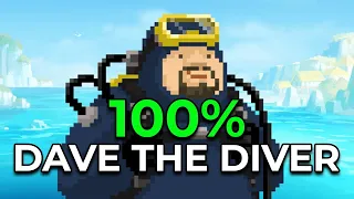 Conquistei 100% de Dave the Diver: Todas as Conquistas!