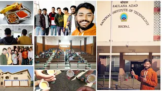 First day in MANIT Bhopal | Campus tour |hostels| Classes | Department | Sports |Relax life is easy