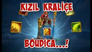 KIZIL KRALİÇE BOUDİCA FULLEDİM! AMA NEDEN?  | Rise of Kingdoms